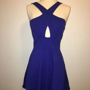 Criss Cross Above the Knee Dress